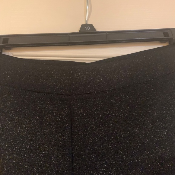 Cache Black/Gold Stretch Leggings sz M - Picture 3 of 6